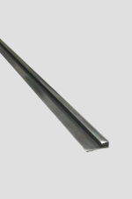 Profil J aluminiu silver pentru panouri decorative PVC / UV – lungime 3000 mm - imagine 3