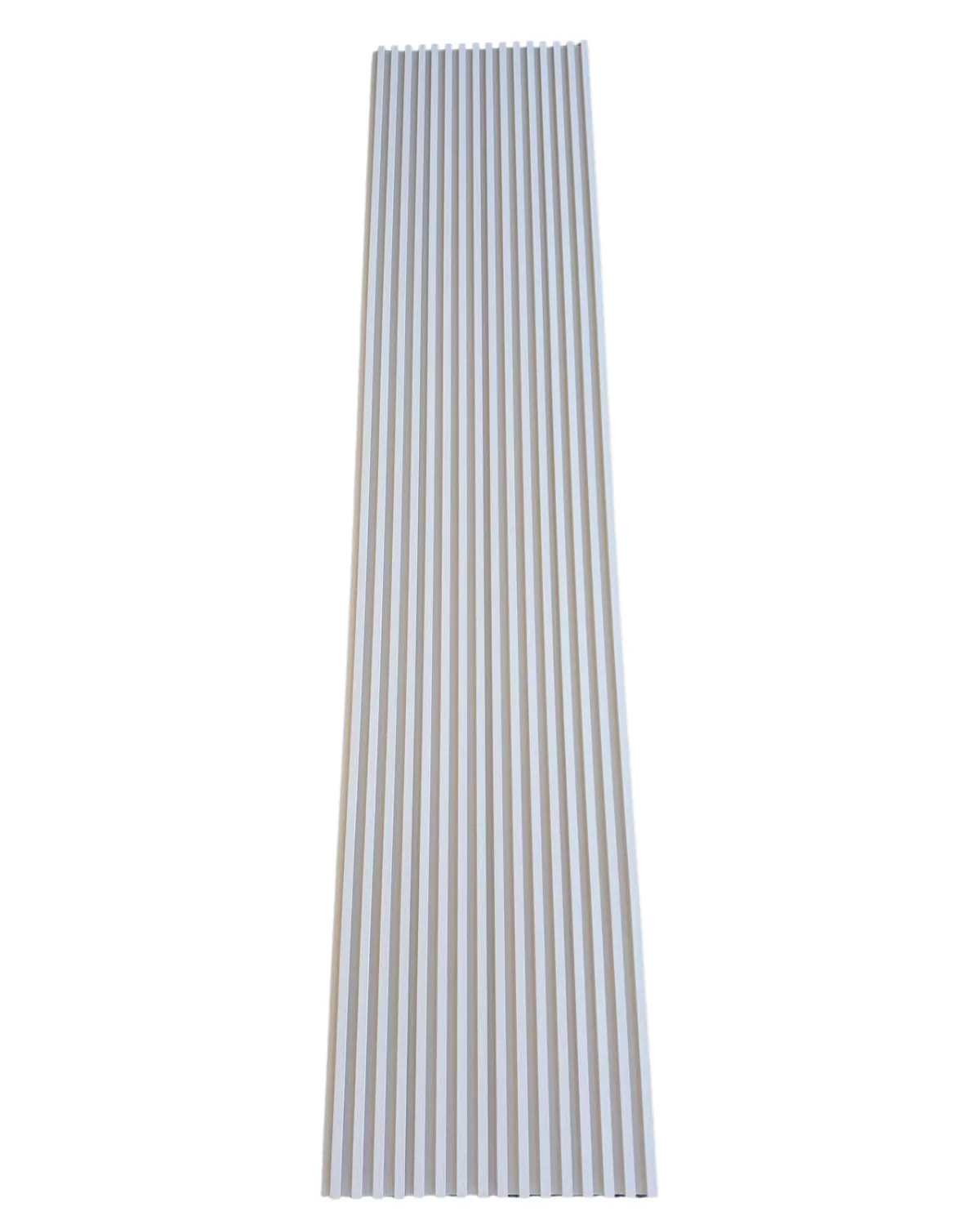 FROST WHITE 160MM Riflaj WPC (wood-plastic composite) Frost White – panou decorativ riflat - imagine 1