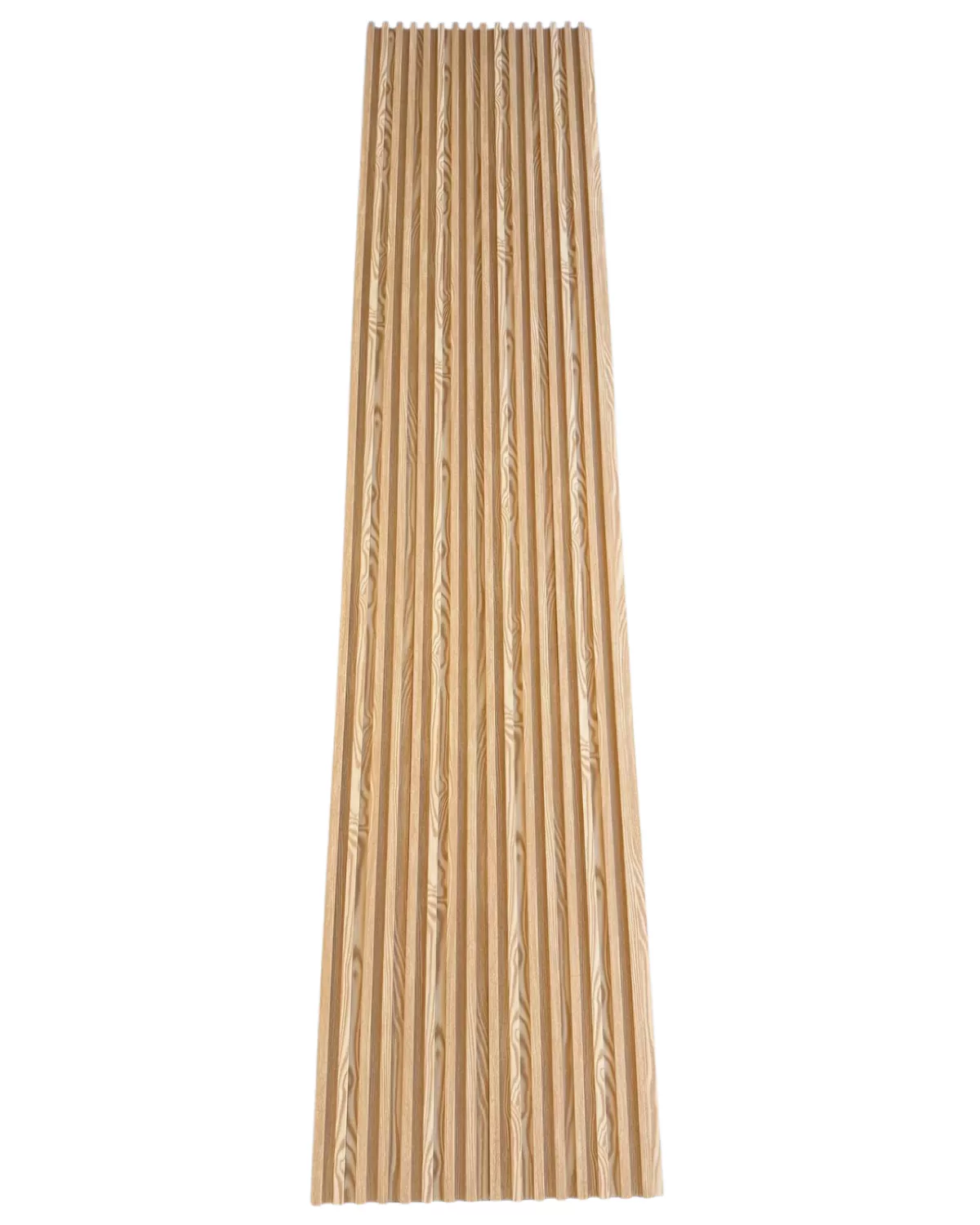 NATUR OAK 160MM Riflaj WPC (wood-plastic composite) Natur Oak – panou decorativ riflat - imagine 1