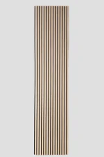 Panou acustic riflat Oak – perete decorativ cu absorbție fonică