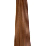 Riflaj WPC (wood-plastic composite) Walnut – panou decorativ riflat