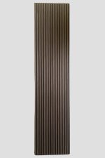 Panou acustic riflat Smoky Oak – perete decorativ cu absorbție fonică