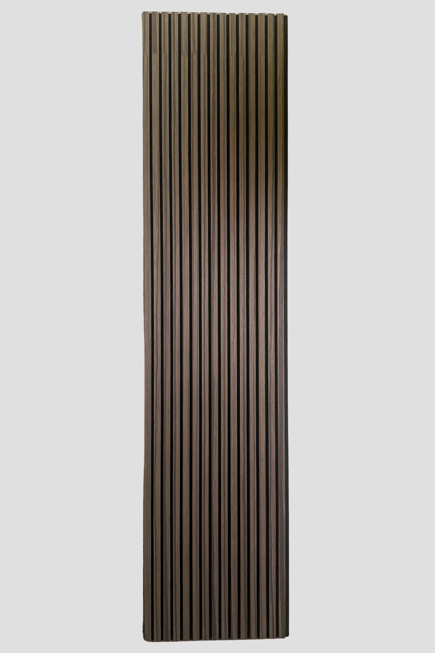 SMOKY OAK-4 Panou acustic riflat Smoky Oak – perete decorativ cu absorbție fonică - imagine 1