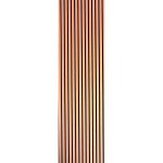 Panou acustic riflat Teak – perete decorativ cu absorbție fonică
