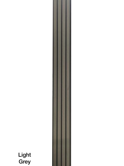 Panou riflat exterior Light Grey 219 x 26 x 2900 mm