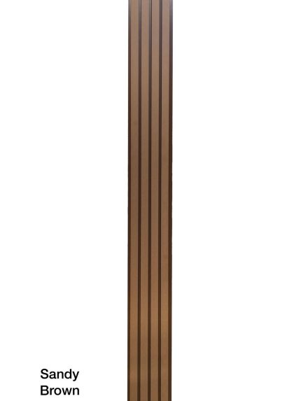 Panou riflat exterior Sandy Brown 219 x 26 x 2900 mm